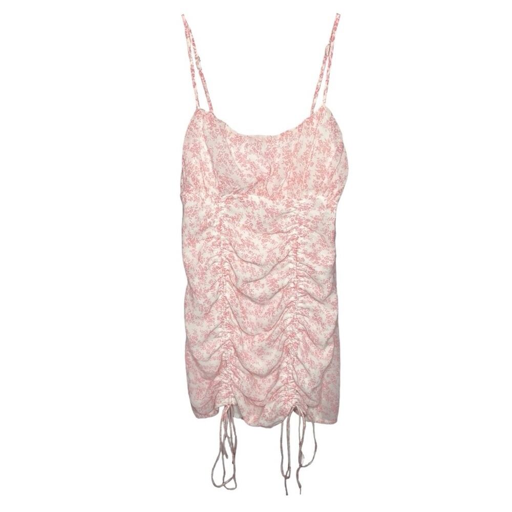 Princess Polly Ivy Hollow Mini Dress White Pink